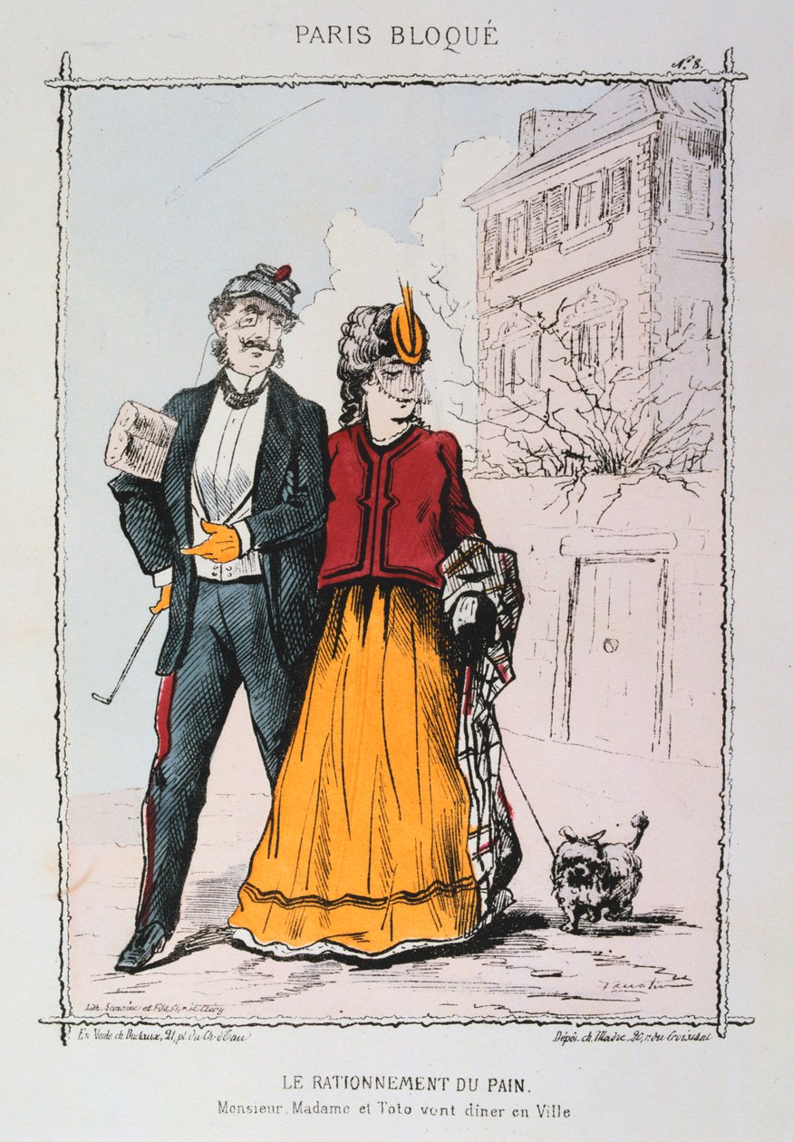 Brødrasjonering, 1870-1871 av Unbekannt