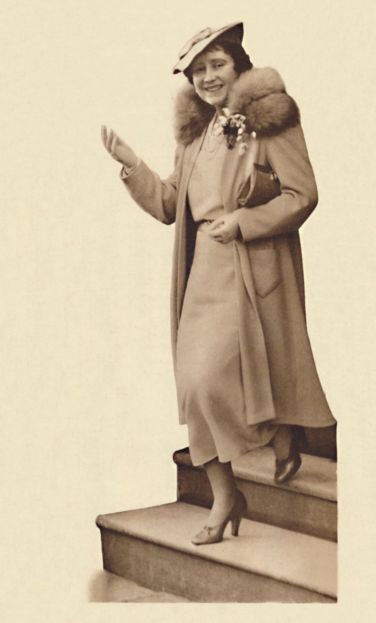 Forlater nr. 3 Belgrave Square, for dåpen til prinsesse Alexandra 9. februar 1937 av Unbekannt