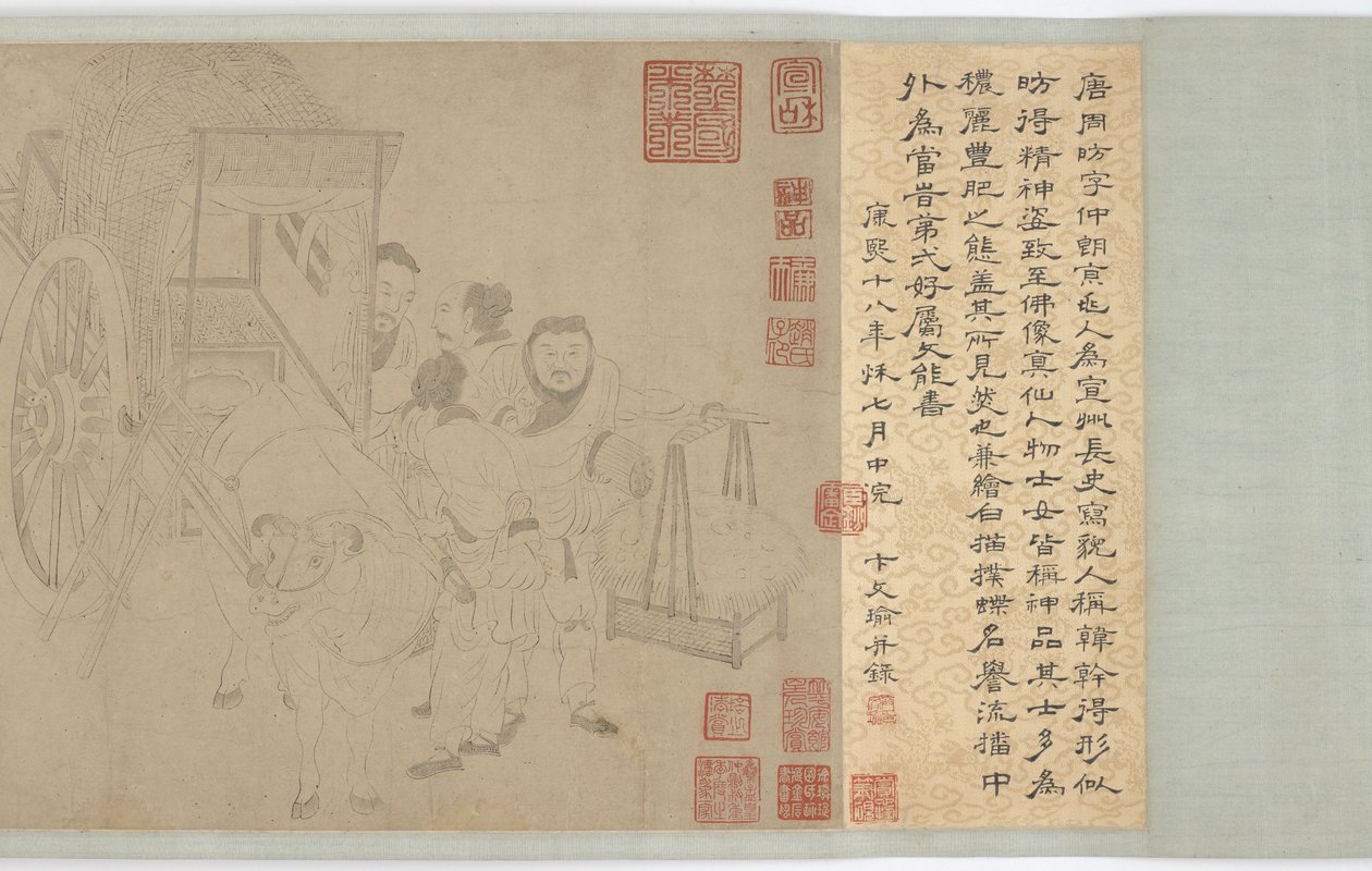 Etterlater kalven, Ming-dynastiet, 1500-tallet. av Unbekannt