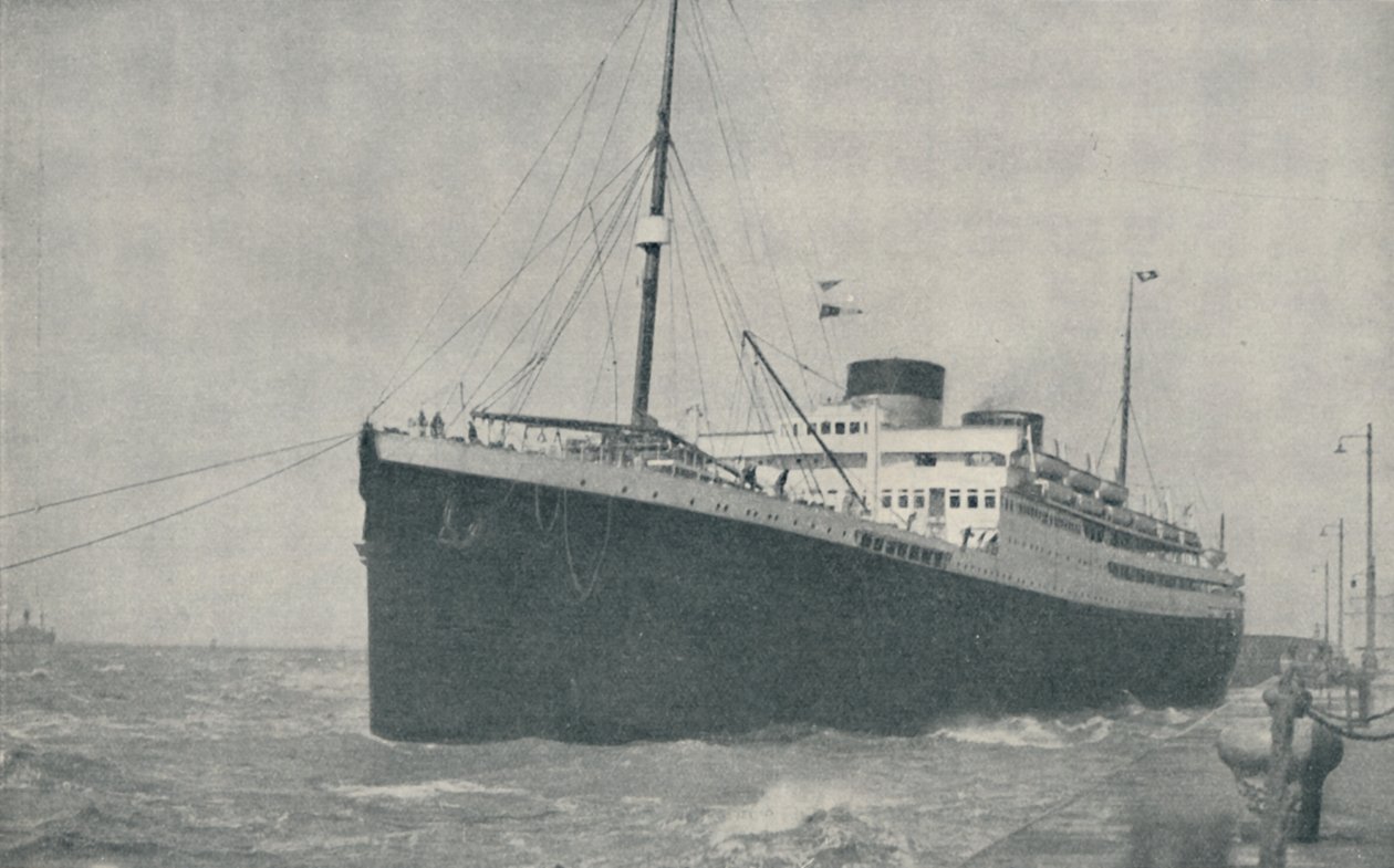Forlater landingsstadiet i Liverpool, 1936 av Unbekannt