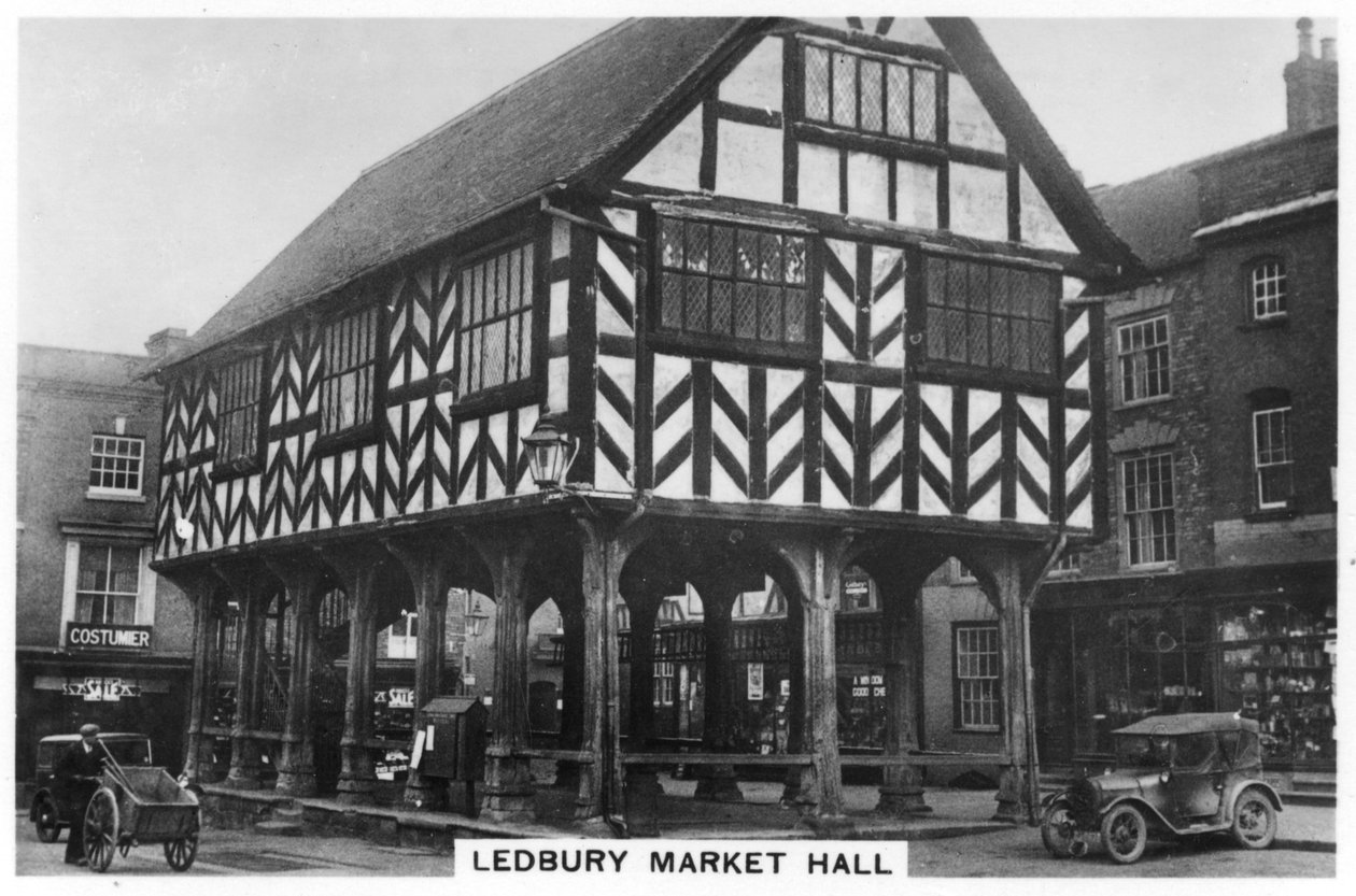 Ledbury Market Hall, Herefordshire, 1937 av Unbekannt