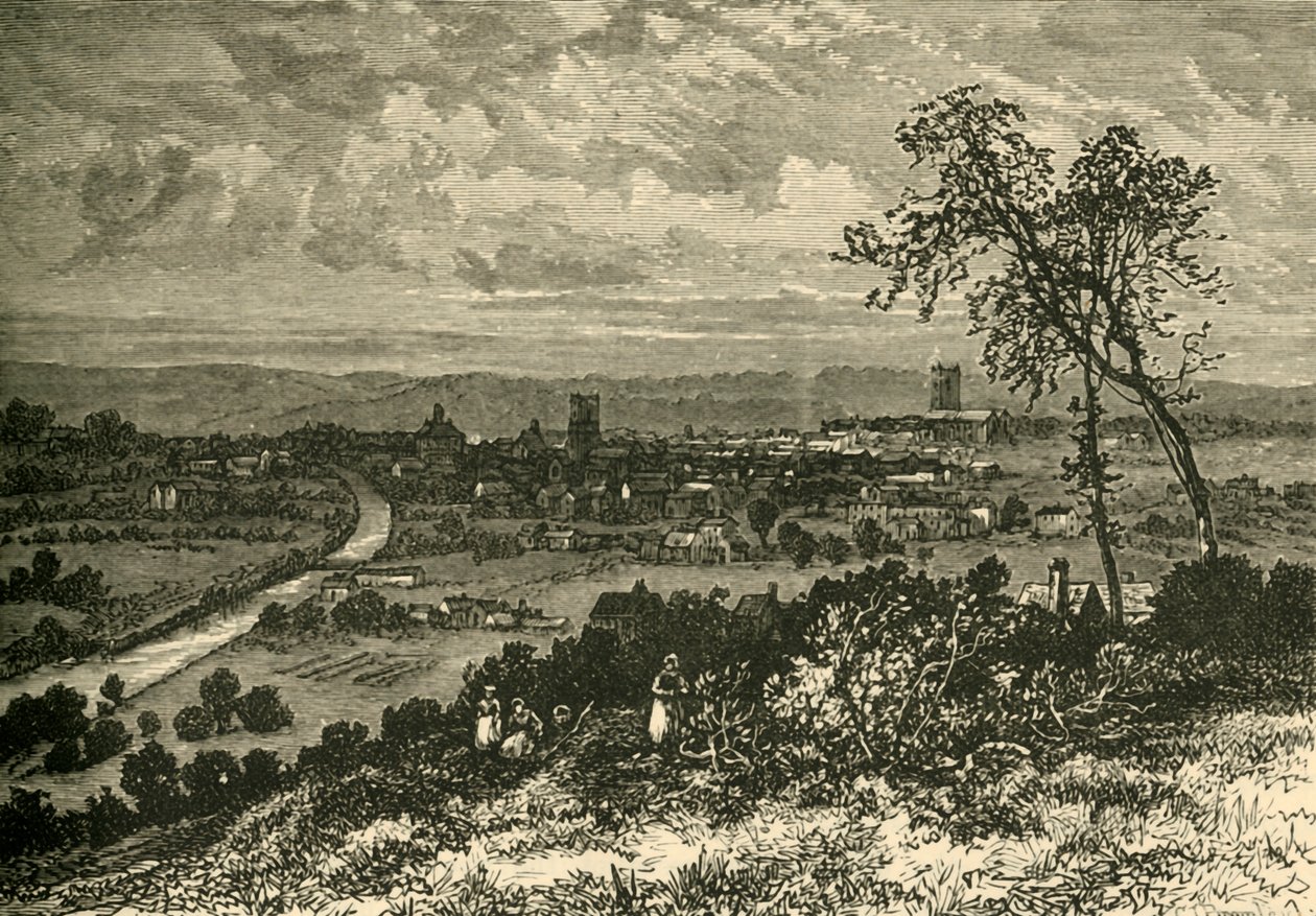 Leeds i den tidlige delen av det attende århundre, 1898. av Unbekannt