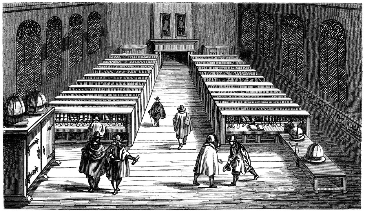 Leiden Universitets offentlige bibliotek, Leiden Leyden, 1614 1849 av Unbekannt