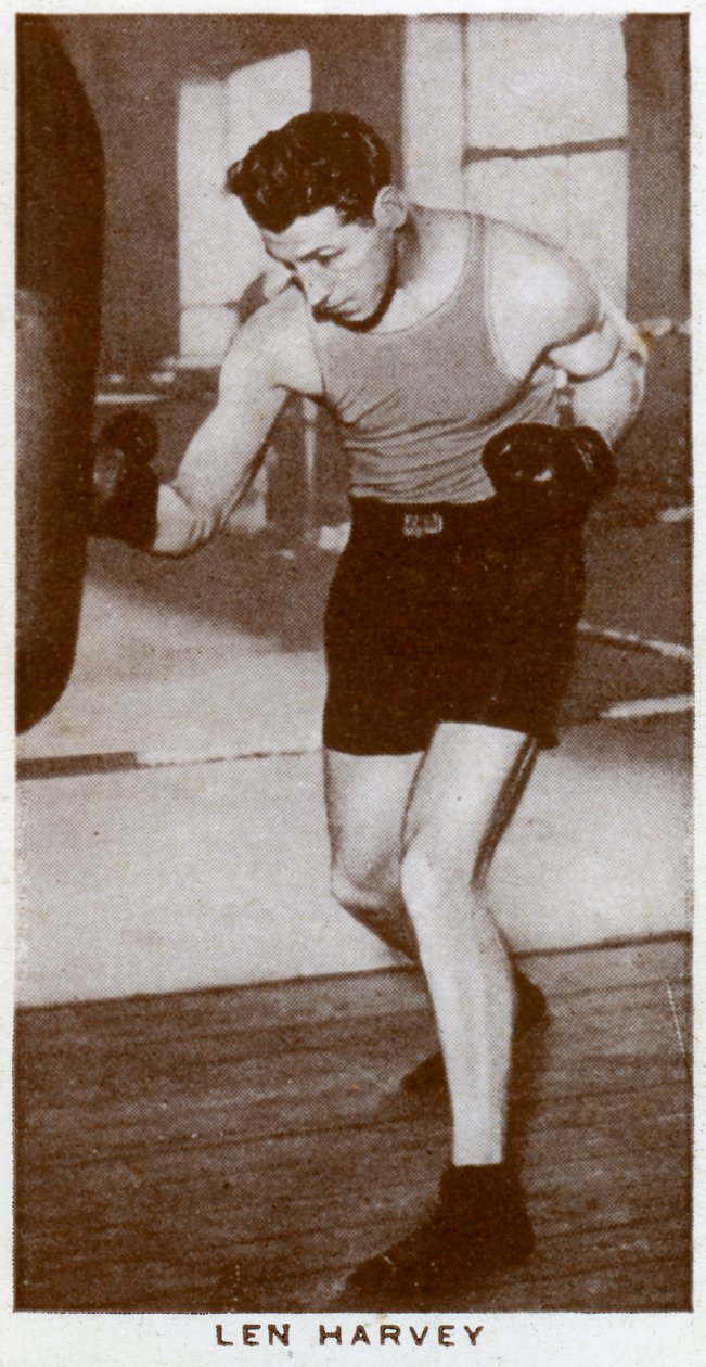 Len Harvey , britisk bokser, 1938 av Unbekannt