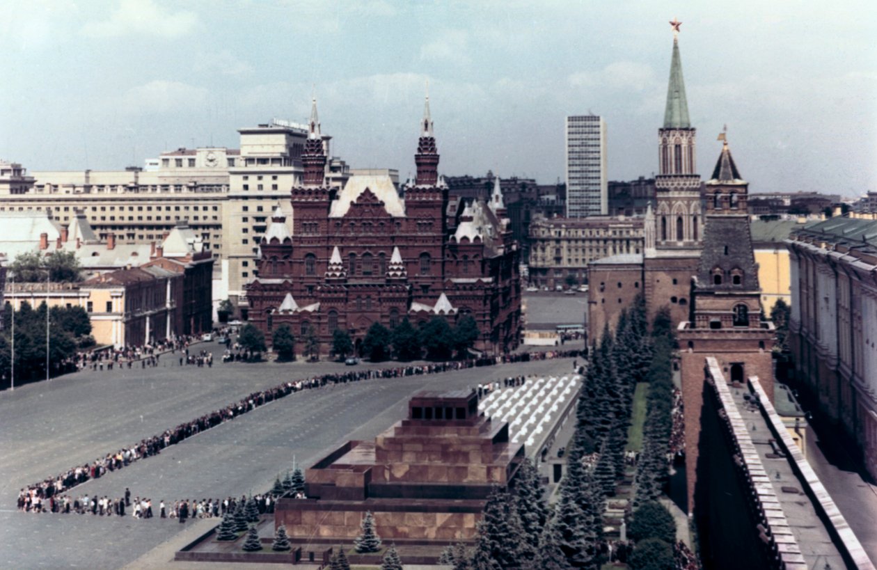 Lenins mausoleum, Røde plass, Moskva, 1980 av Unbekannt