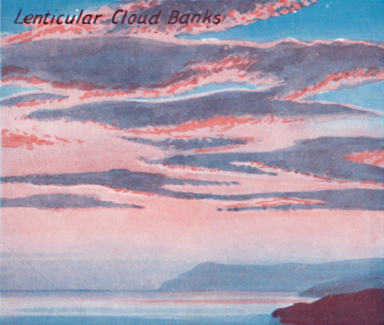 Lenticular Cloud Banks - Et dusin av de viktigste skyformene i himmelen, 1935 av Unbekannt