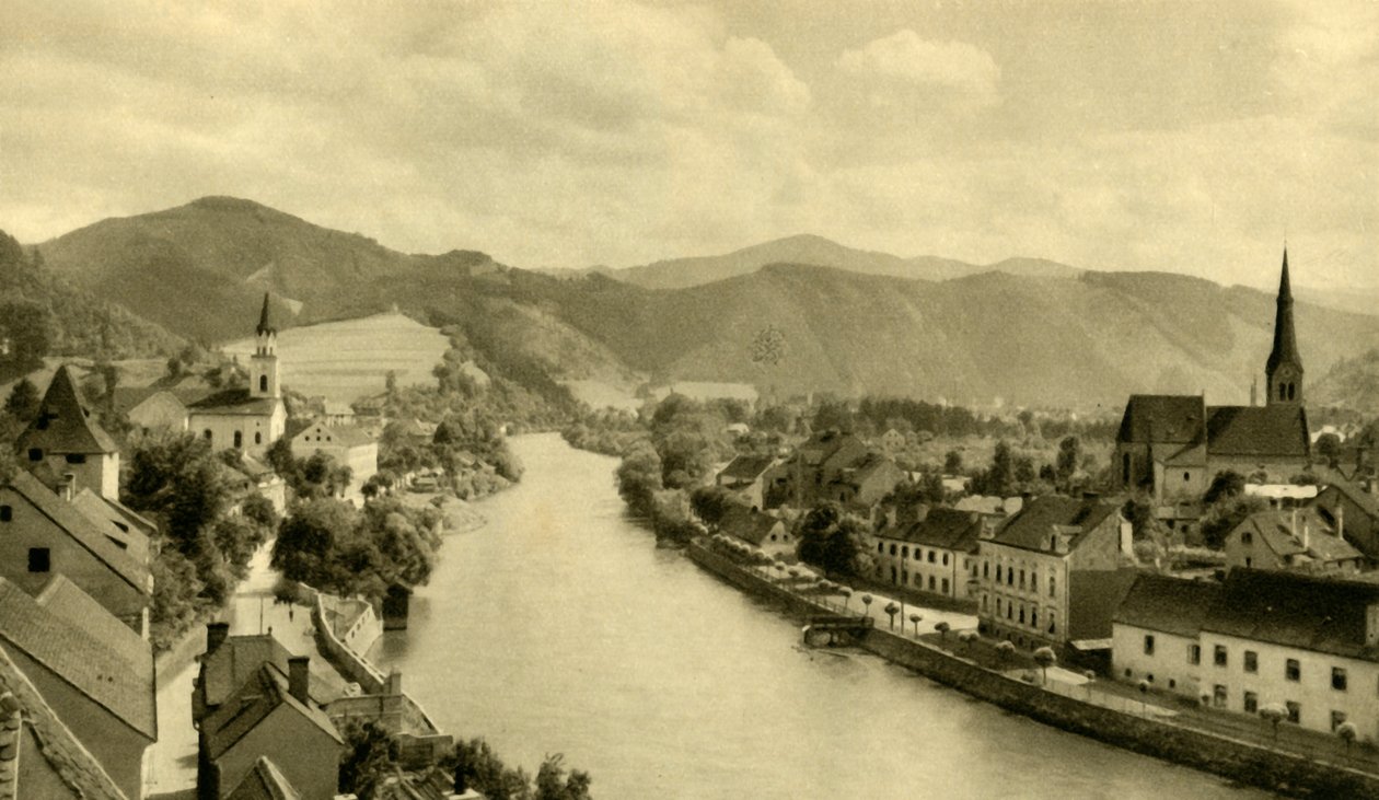 Leoben, Steiermark, Østerrike, c1935. av Unbekannt