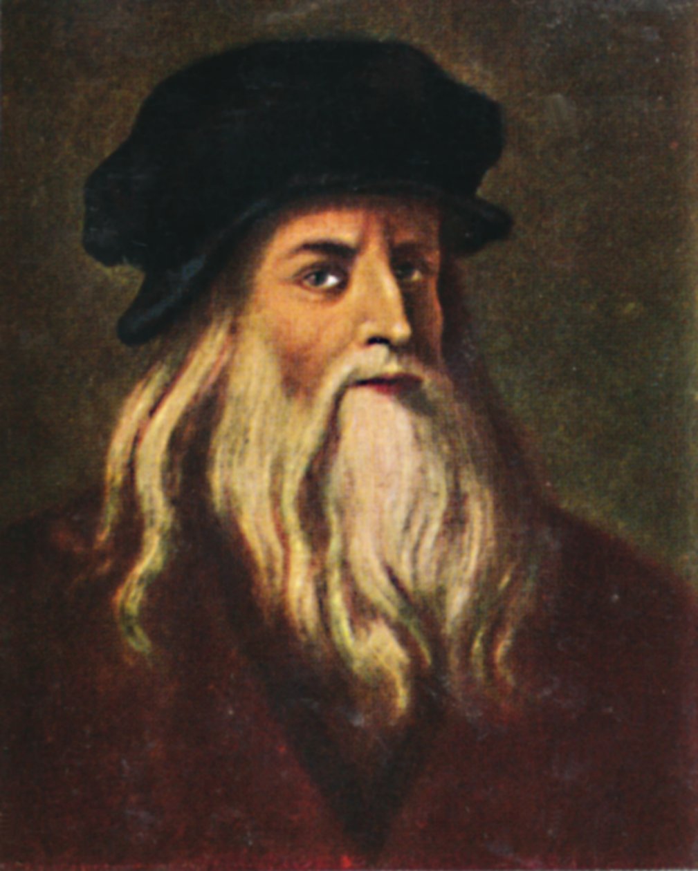 Leonardo da Vinci 1452-1519. - Selvportrett, 1934. av Unbekannt