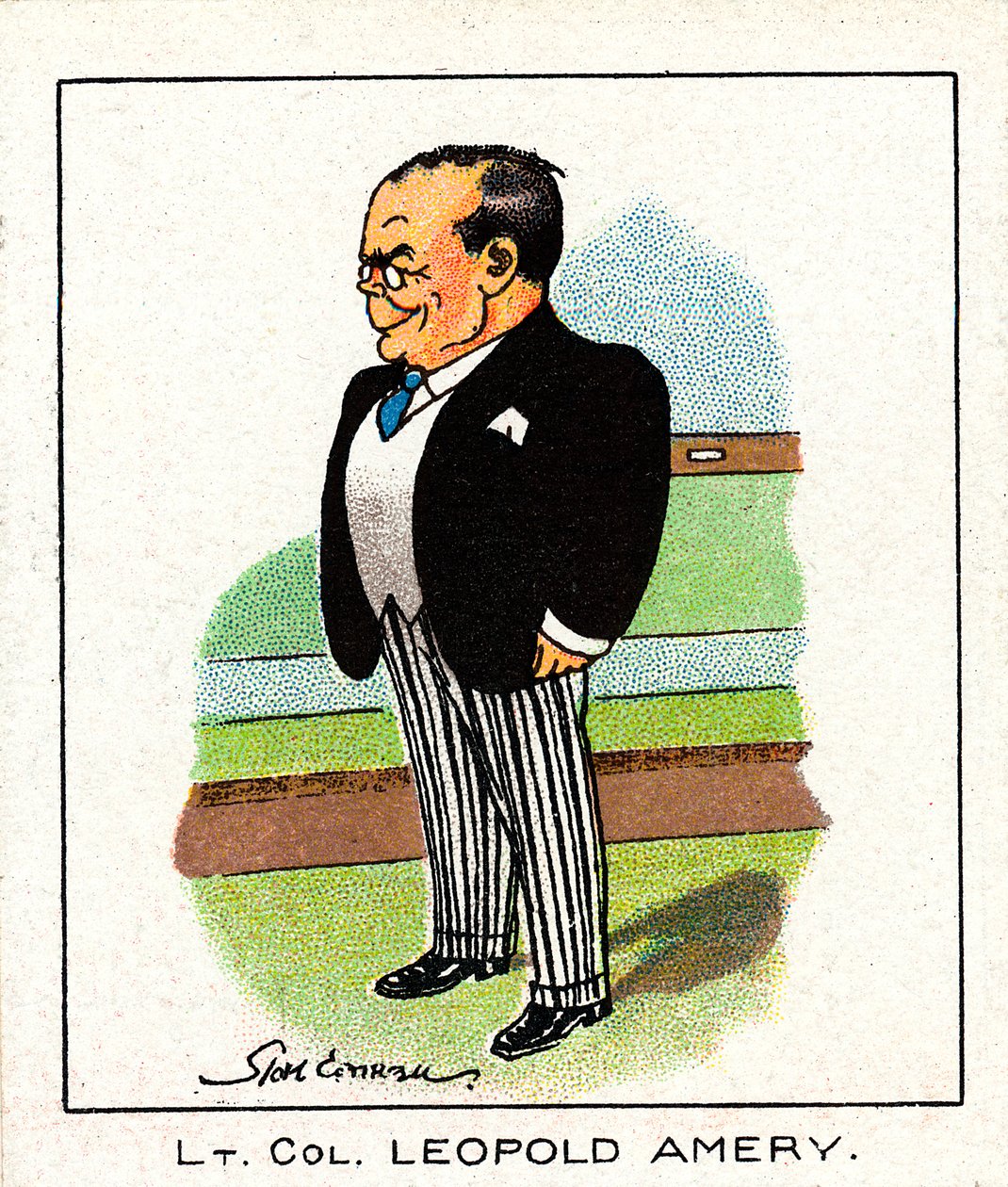 Leopold Charles Maurice Stennett Amery 1873-1955, engelsk konservativ politiker, 1929 av Unbekannt
