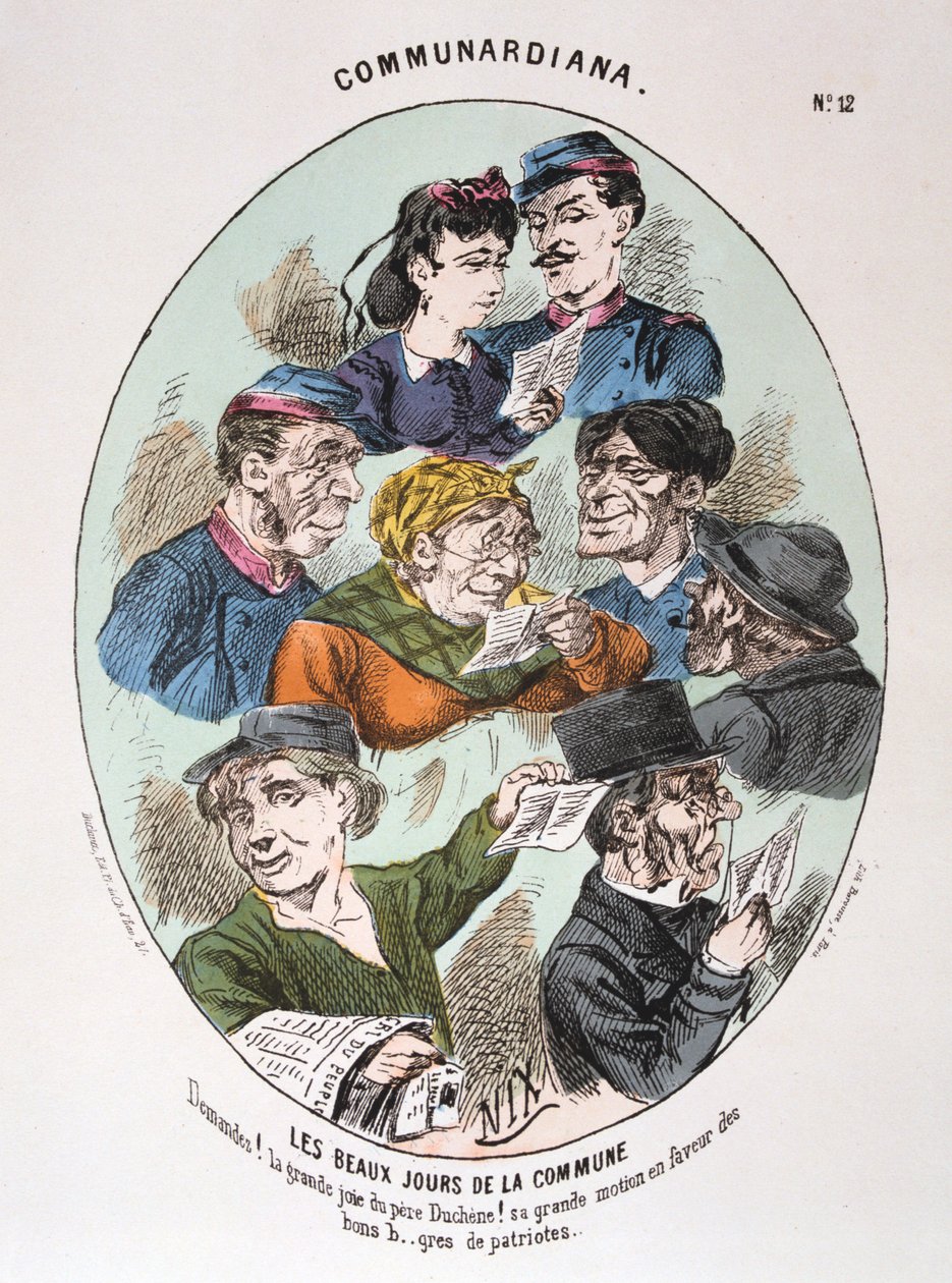 Kommunens vakre dager, 1871 av Unbekannt