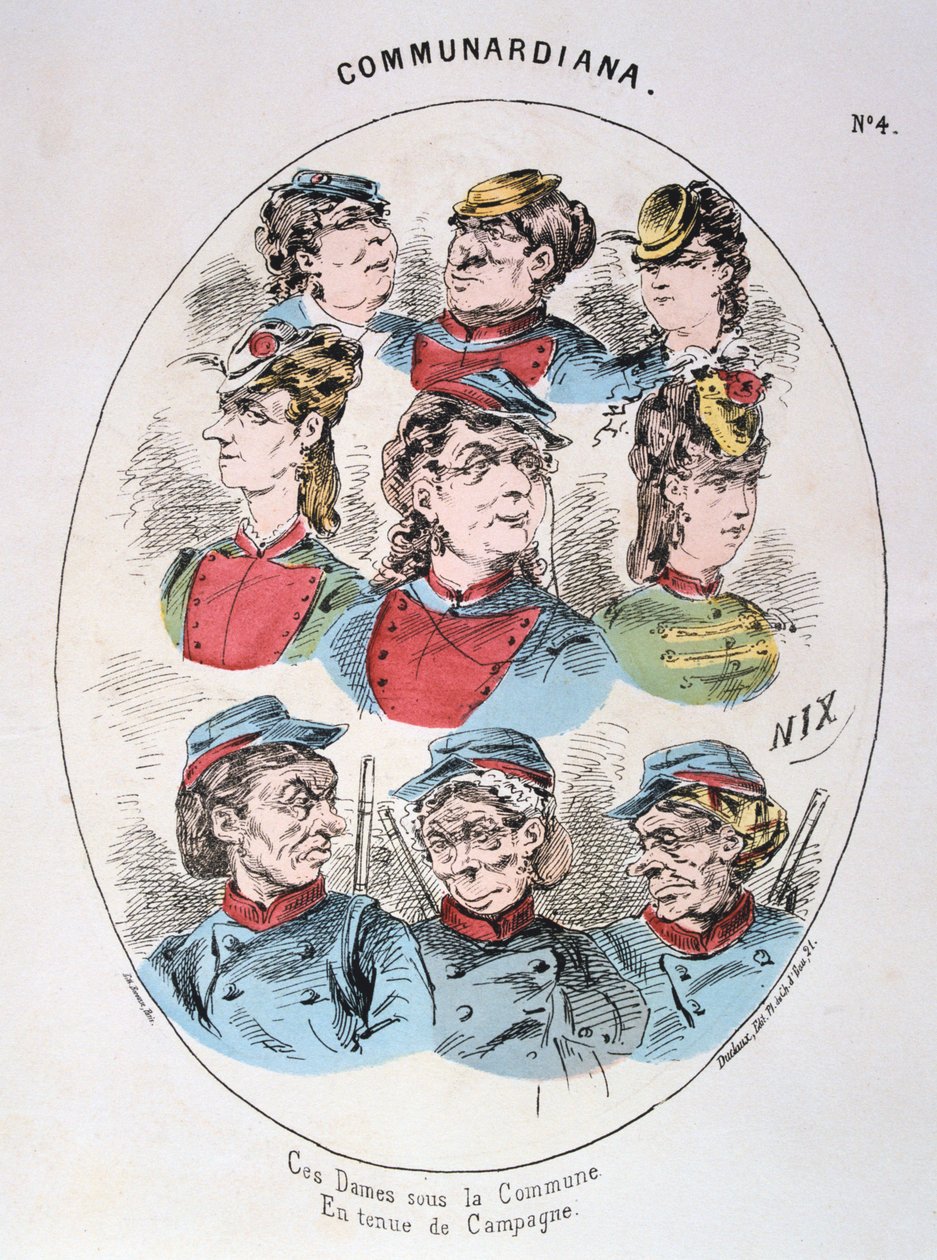 Kommunens vakre dager, 1871 av Unbekannt