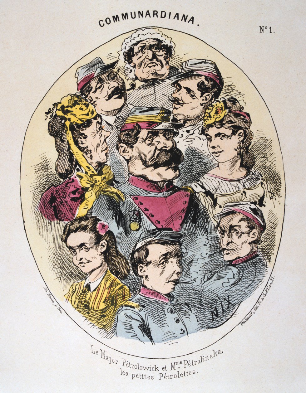 Kommunens vakre dager, 1871 av Unbekannt