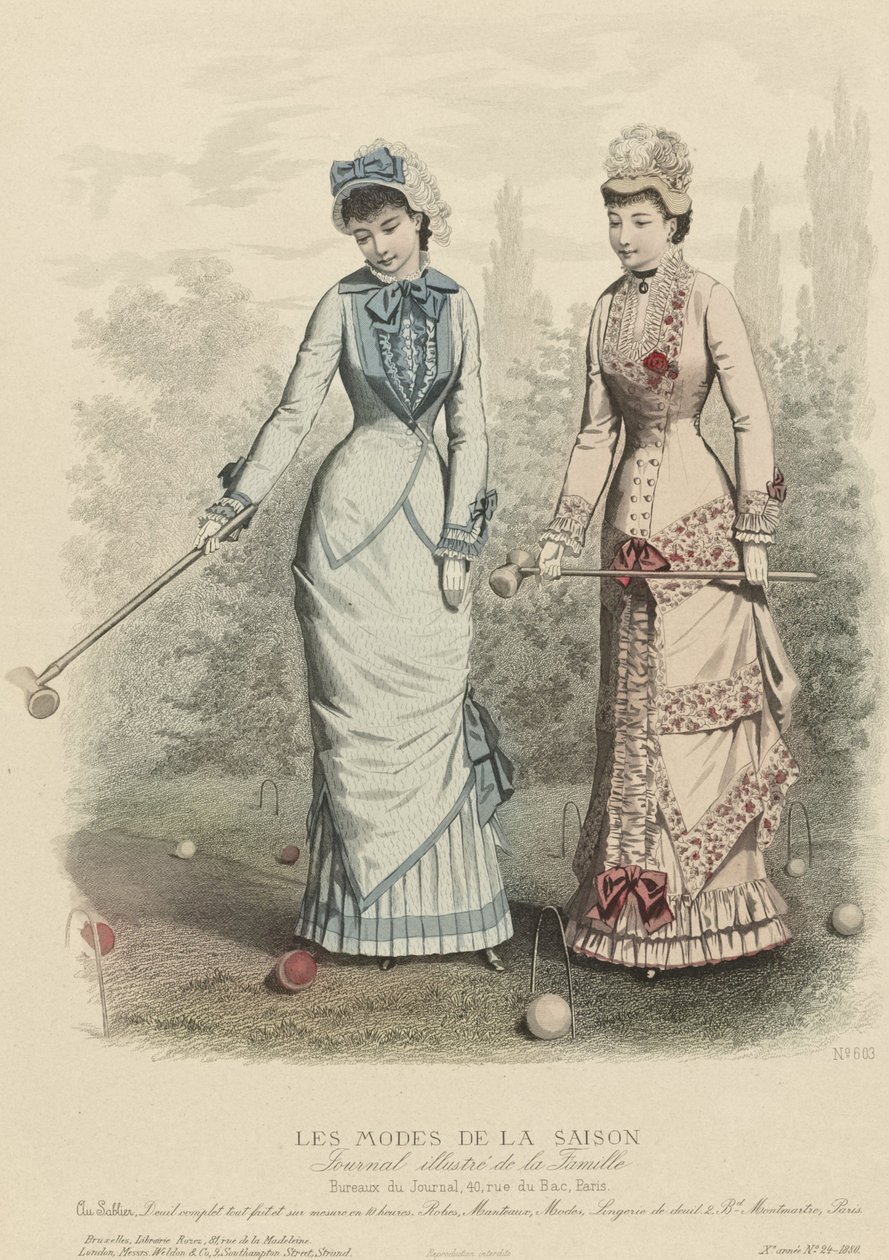 The Fashions of the Season, Illustrated Journal of the Family, 1880. av Unbekannt