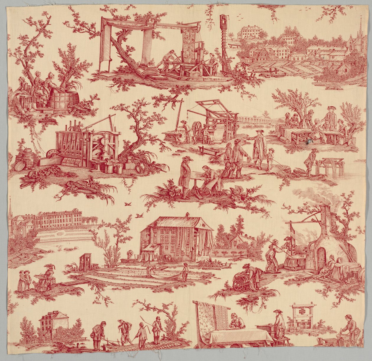 Fabrikkens verk, ca. 1790-tallet. av Unbekannt