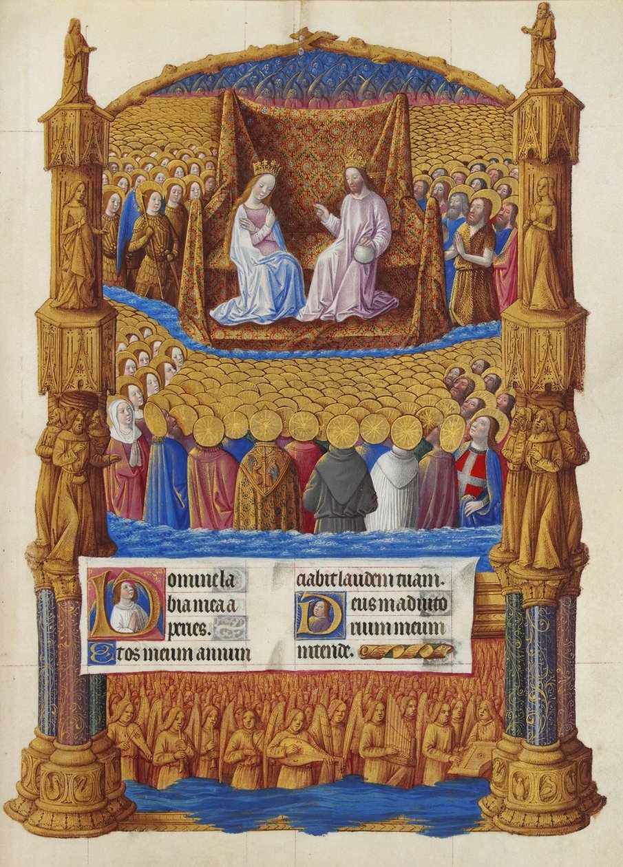 Les Très Riches Heures du Duc de Berry, Folio 126r - Paradise av Unbekannt