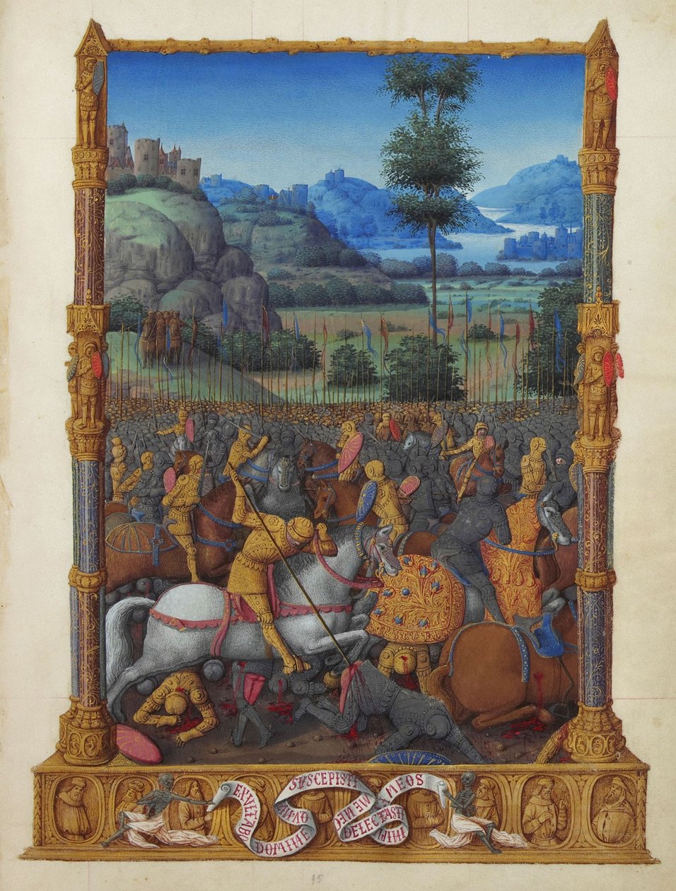 Les Très Riches Heures du Duc de Berry, Folio 95r - David