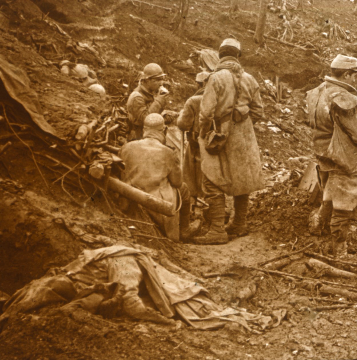 Les Eparges, Nord-Frankrike, 1915 av Unbekannt