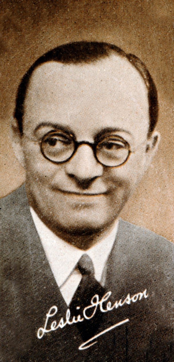 Leslie Lincoln Henson 1891-1957, engelsk komiker, skuespiller, produsent og regissør, 1935 av Unbekannt