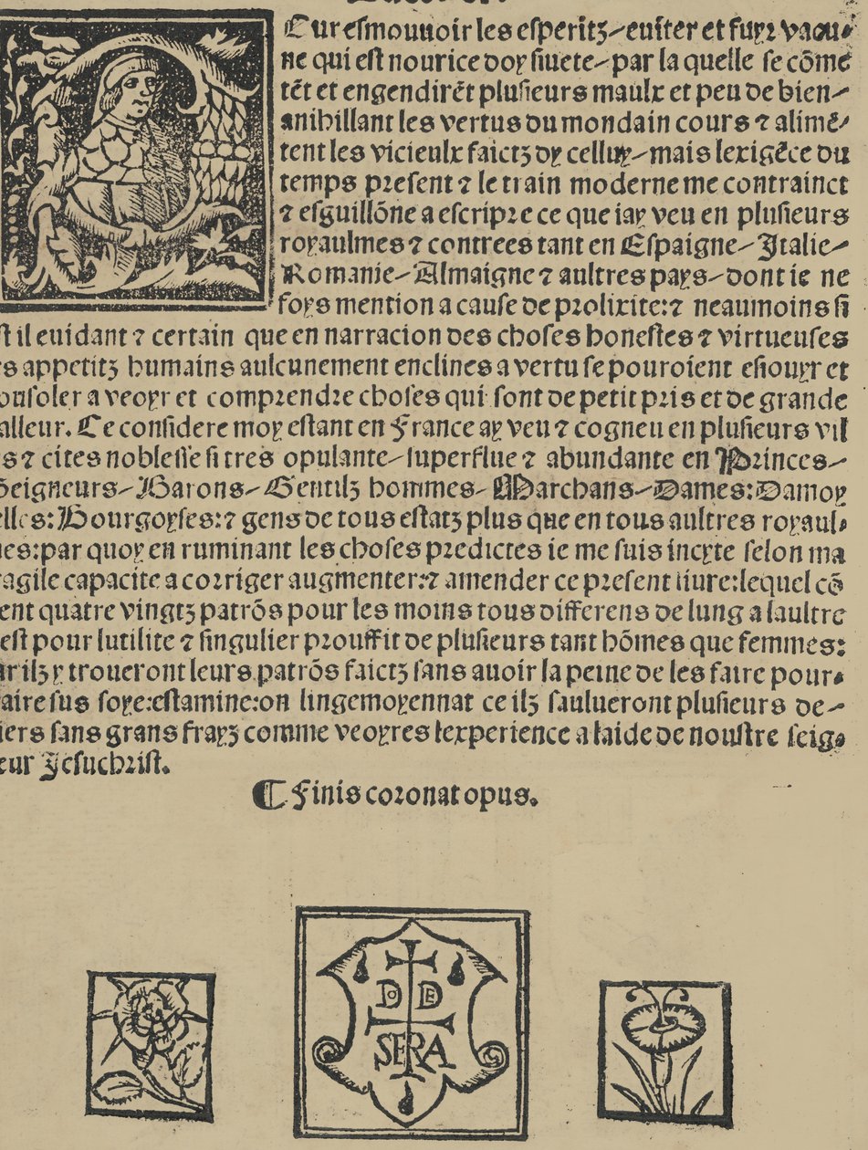 Libretto nykomponert for maestro Domenico da Sera...lauorare di ogni s..., 12. april 1532. av Unbekannt