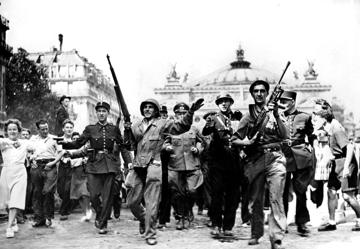 Frigjøring av Paris, 25. august 1944 av Unbekannt