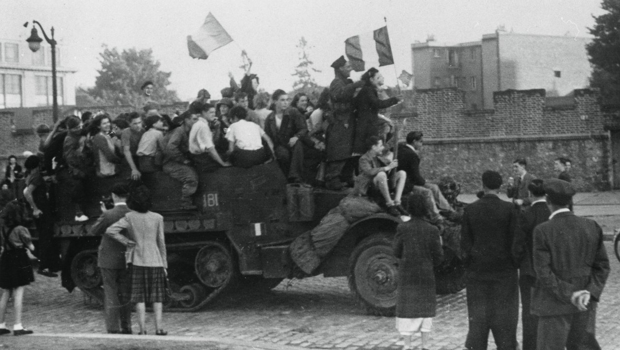Frigjøring av Paris, august 1944 av Unbekannt
