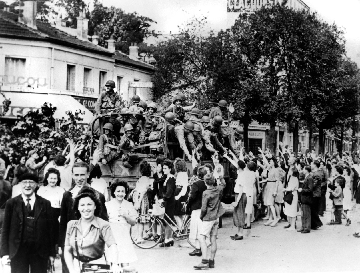 Frigjøring av Paris, august 1944 av Unbekannt