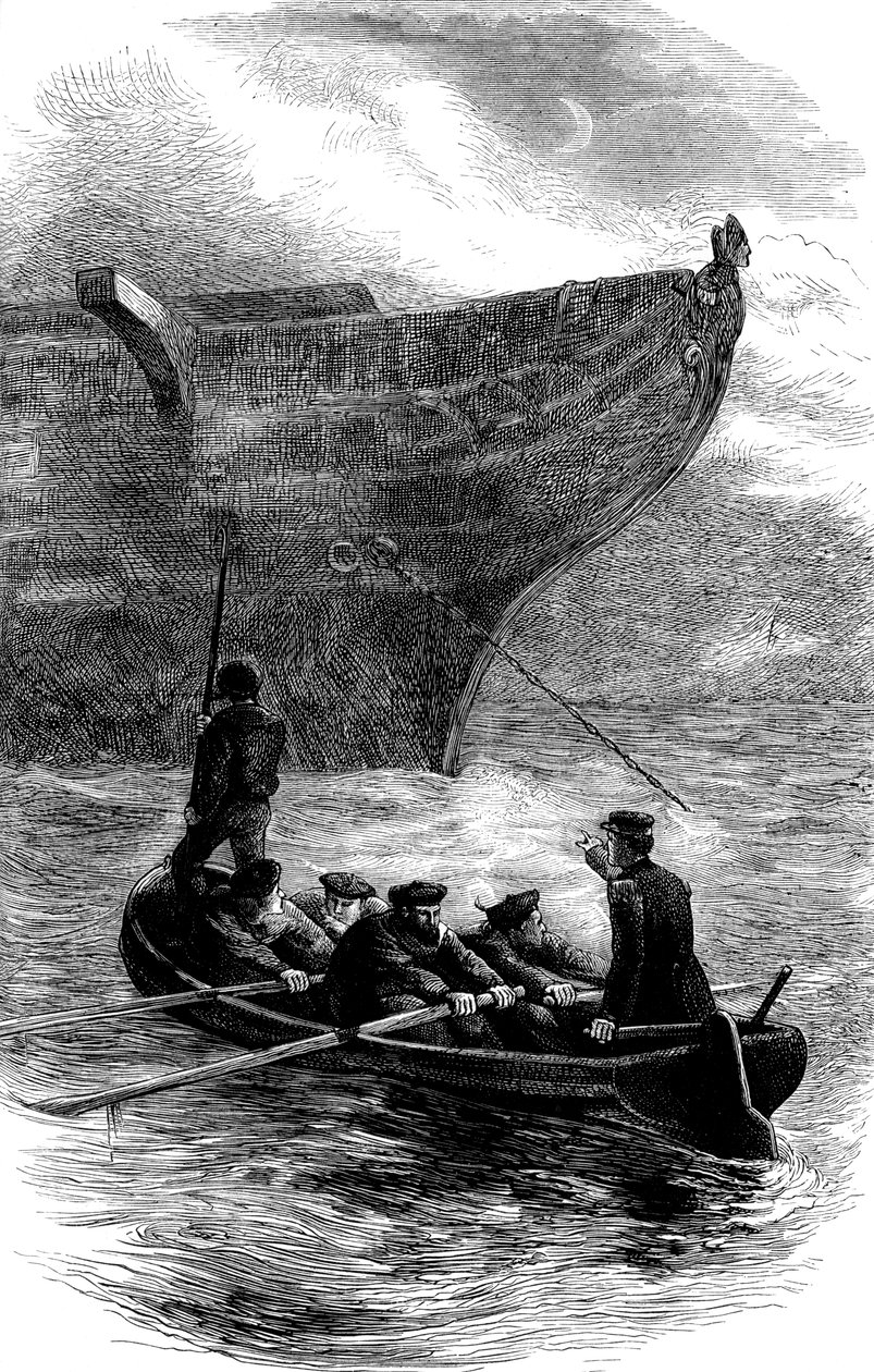 Løytnant Caldwell slipper kjeden, amerikansk borgerkrig, 1861-1865 c1880 av Unbekannt