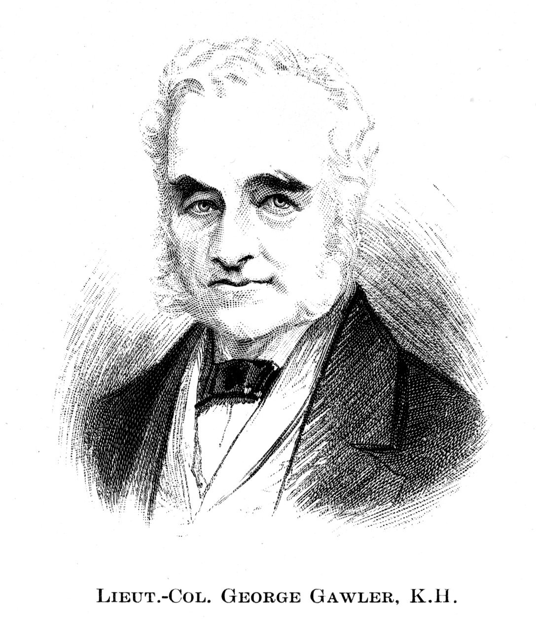 Oberstløytnant George Gawler, 1886 av Unbekannt