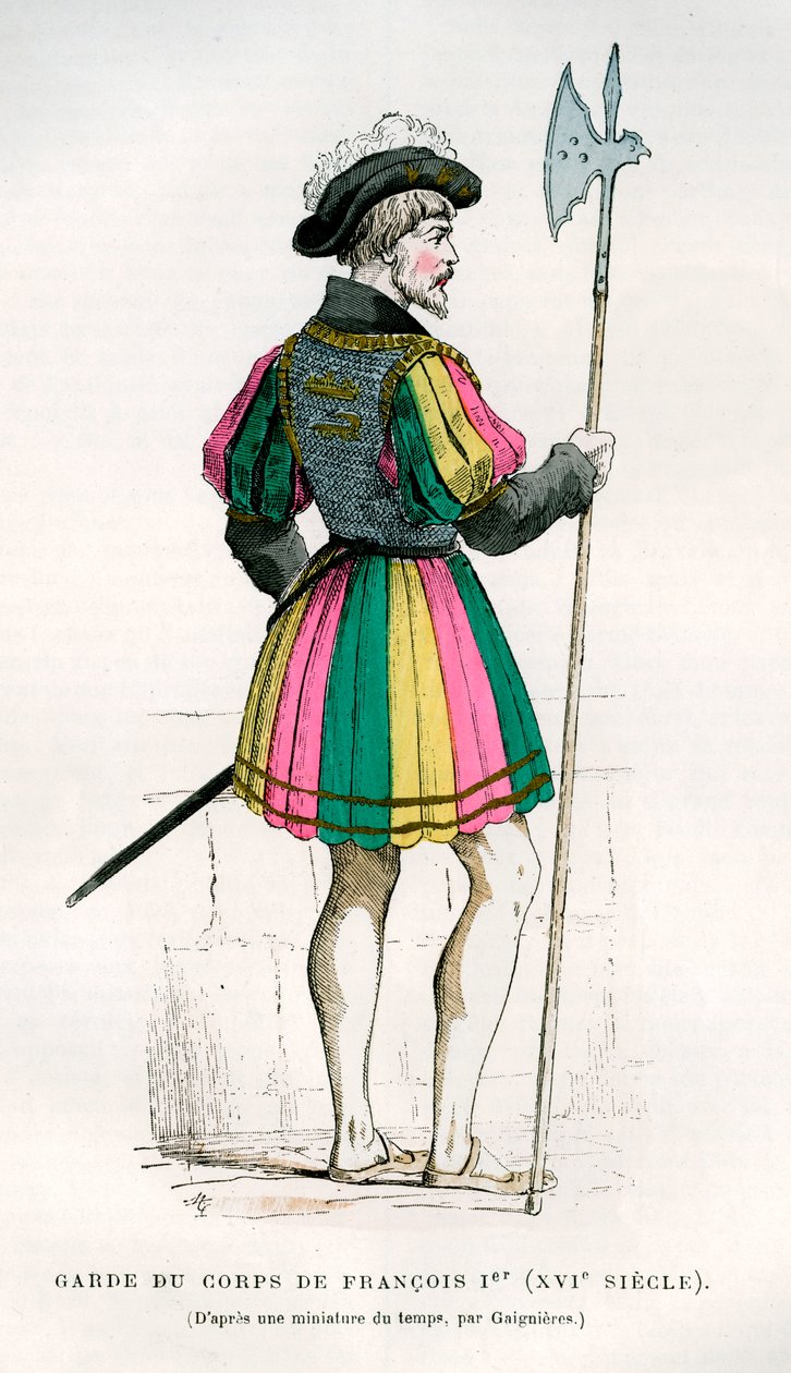 Livgarde eller livvakt til Frans I av Frankrike, 1500-tallet 1882-1884 av Unbekannt