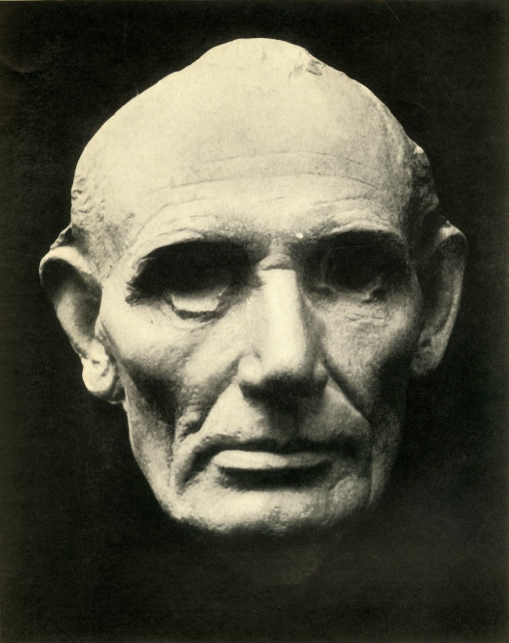 Livsmaske til Abraham Lincoln, 1860, 1930. av Unbekannt