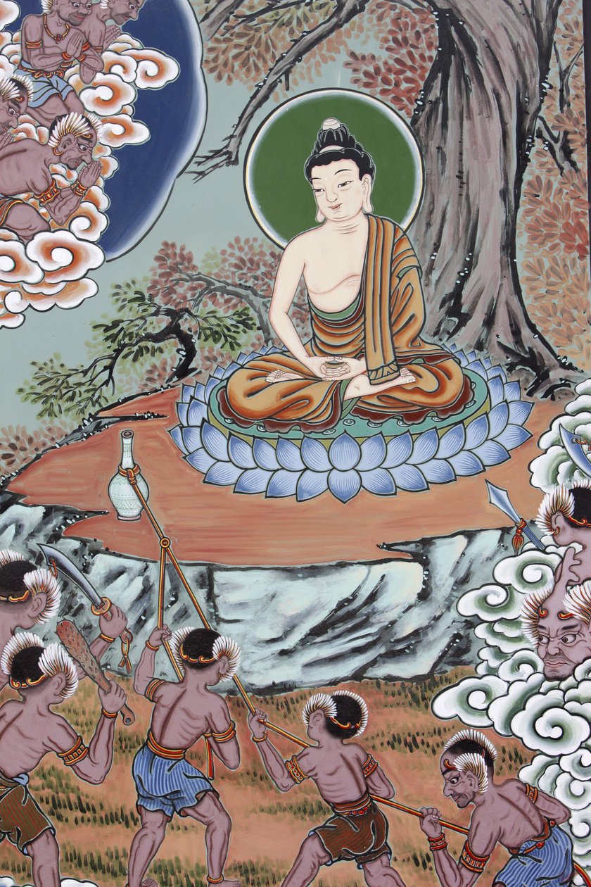 Life of Buddha Temptation and Enlightment, Seoul, Coree du Sud av Unbekannt