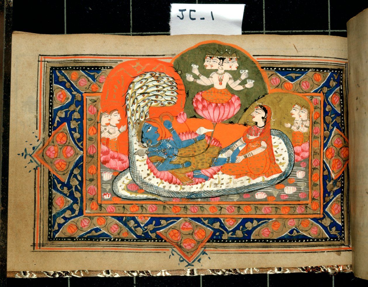 Life of Krishna, c1700-1800-tallet av Unbekannt
