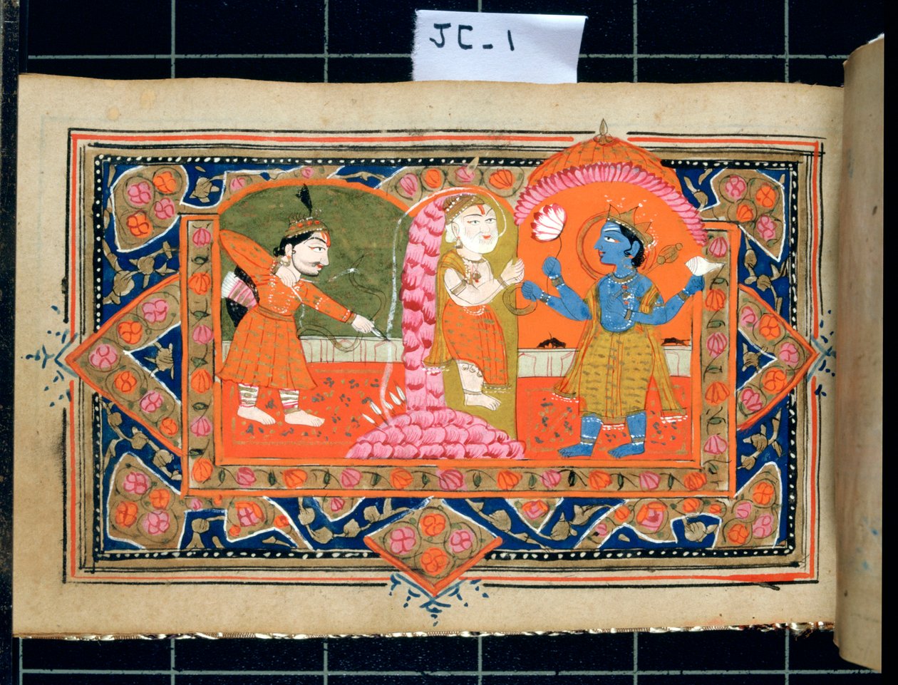 Life of Krishna, c1700-1800-tallet av Unbekannt