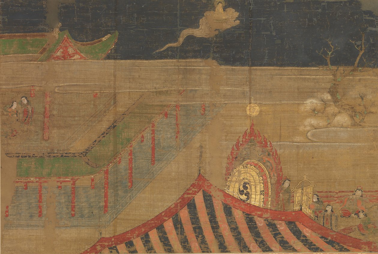 Life of the Buddha: Abandoning Palace Life, tidlig på 1400-tallet. av Unbekannt