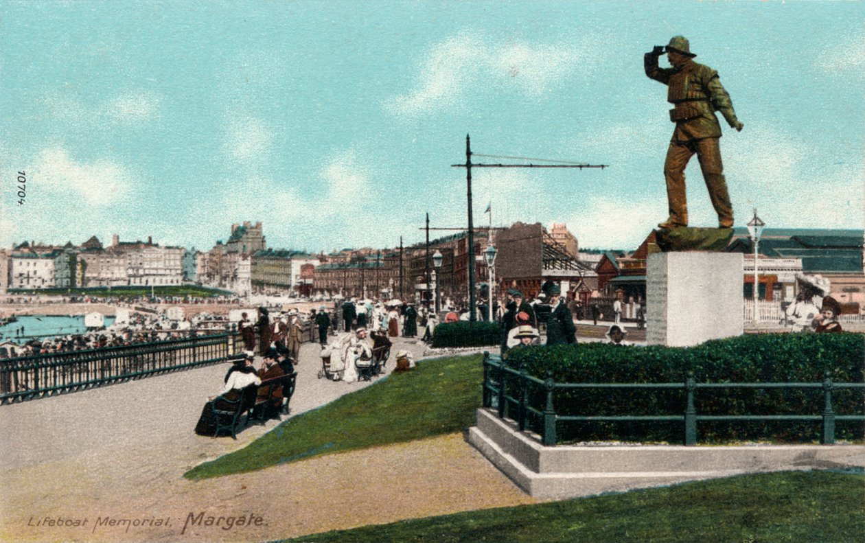 Lifeboat Memorial, Margate, Kent c1905 av Unbekannt