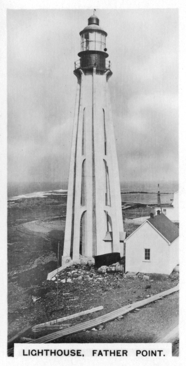 Fyrtårn, Father Point, Quebec, Canada, ca 1920-tallet av Unbekannt