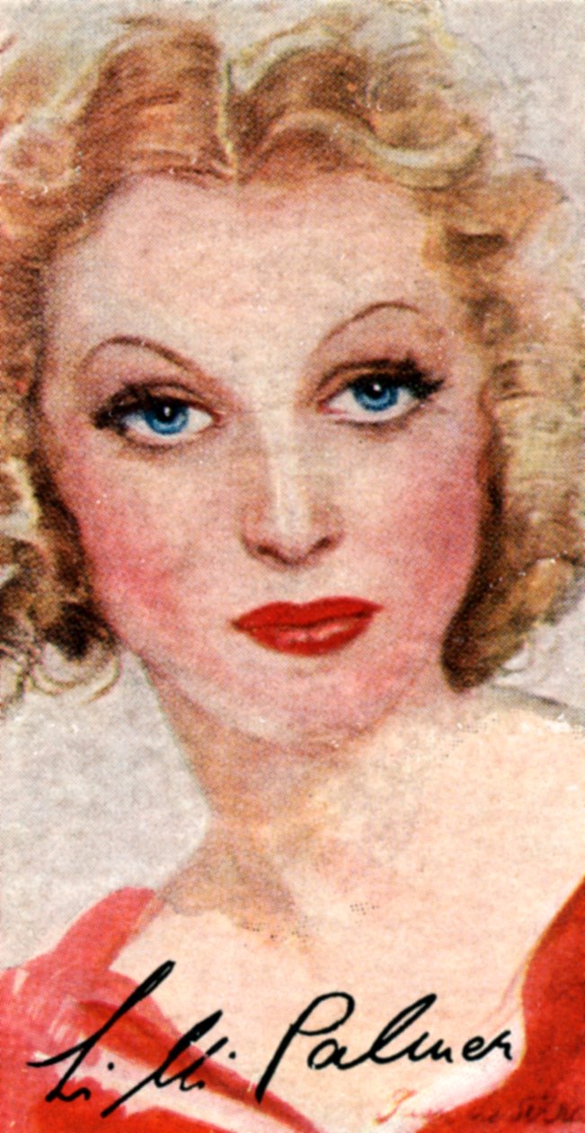 Lilli Palmer, 1914-1986, tyskfødt, internasjonal skuespillerinne, 1900-tallet av Unbekannt
