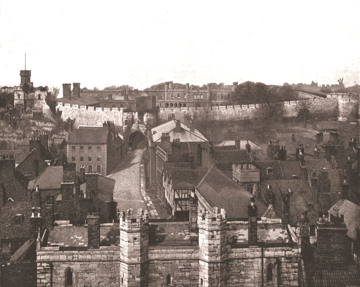Lincoln Castle, Lincolnshire, 1894. av Unbekannt