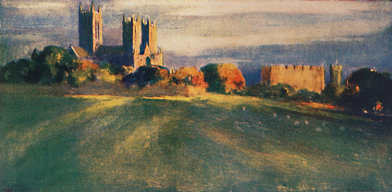 Lincoln katedral, 1912 av Unbekannt