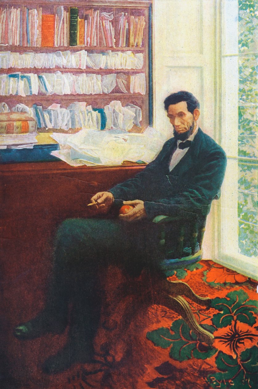 Lincolns siste dag, Abraham Lincoln 1891-1865, 1907 av Unbekannt