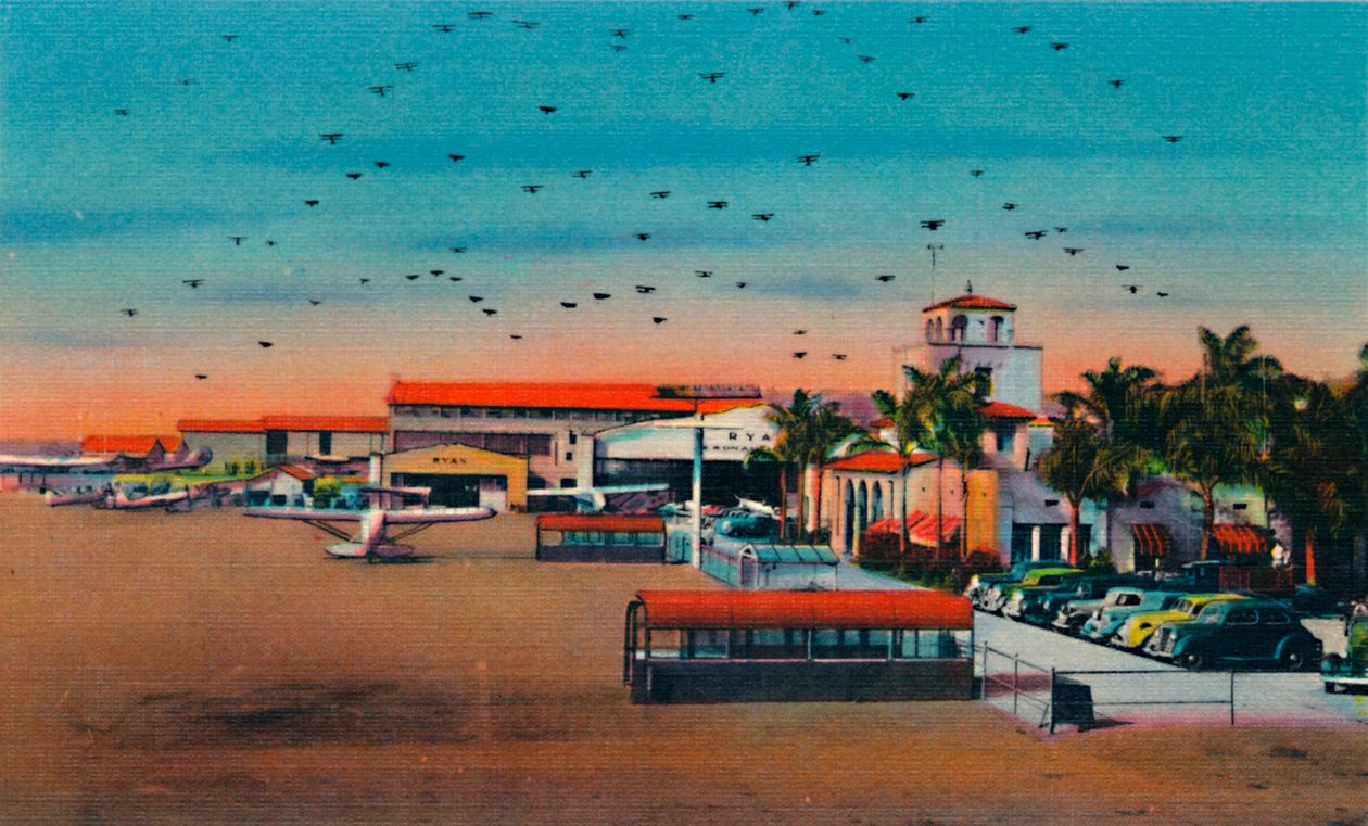 Lindbergh felt- og administrasjonsbygg. San Diego, California, c1941 av Unbekannt