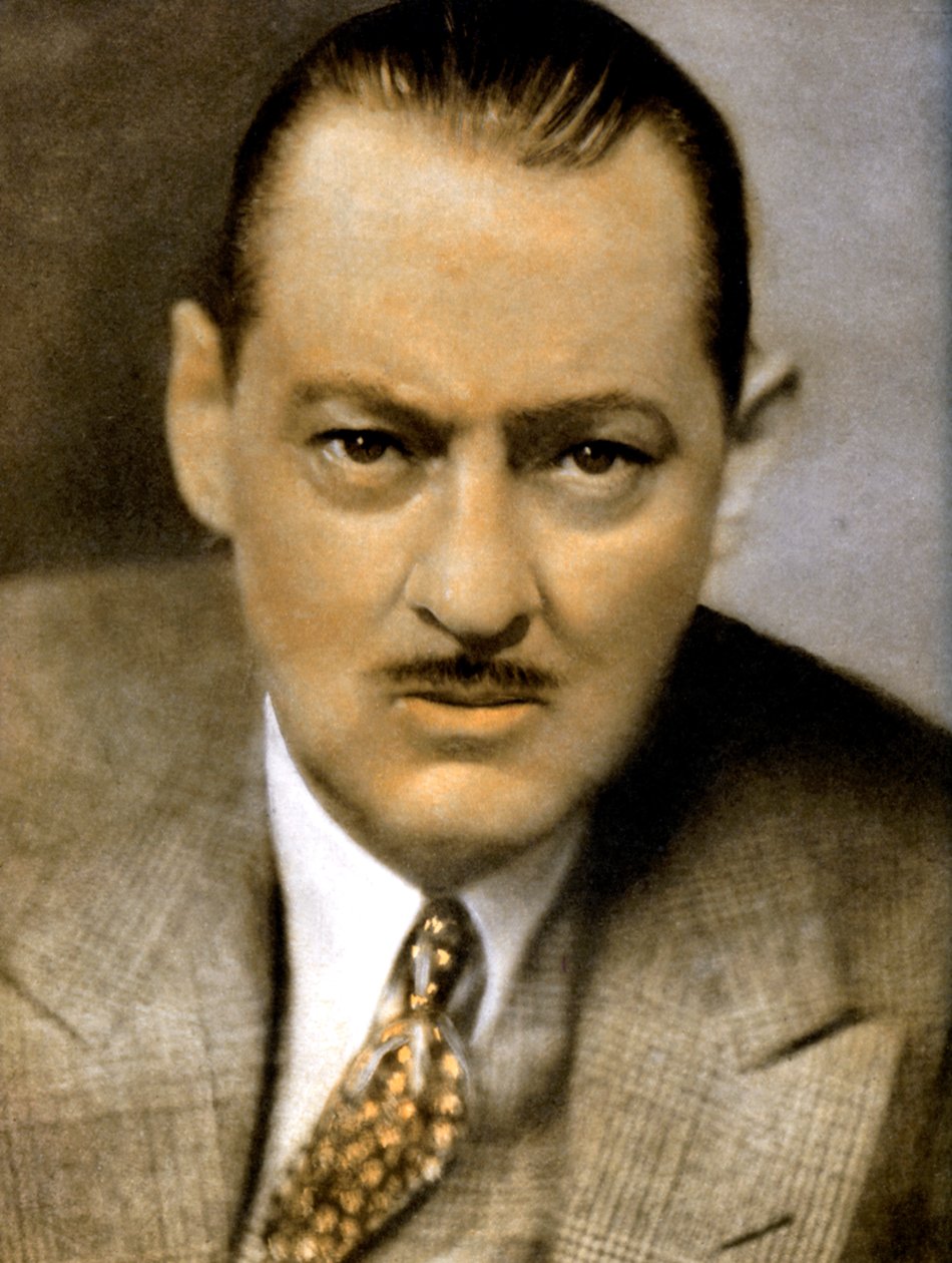 Lionel Barrymore , amerikansk skuespiller, 1934-1935 av Unbekannt