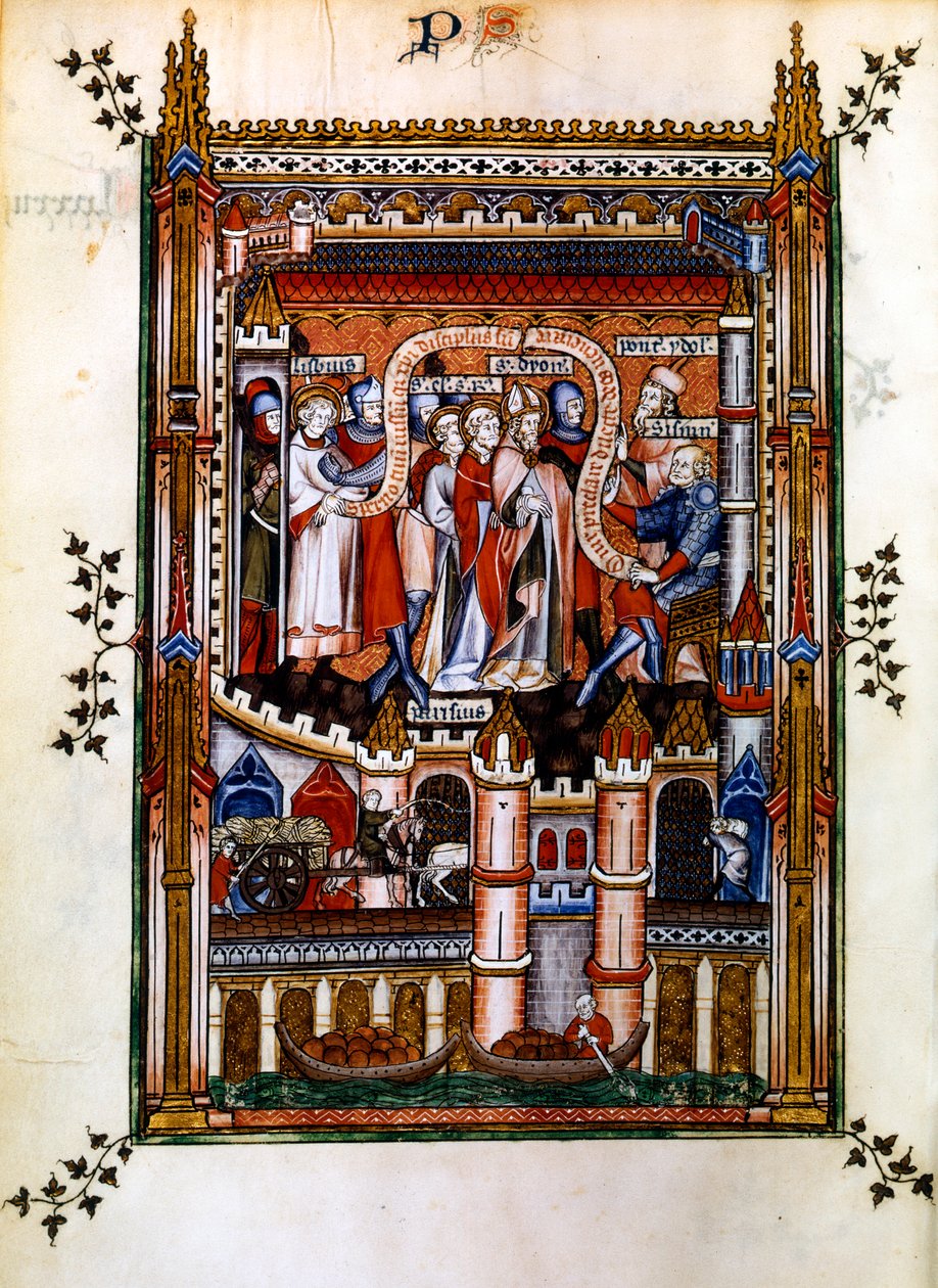 Lisbius utroper seg selv til Kristi disippel, 1317 av Unbekannt