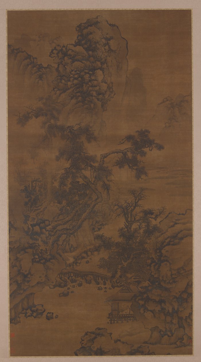 Lytte til Pines in a Riverside Pavilion, 1500-tallet. av Unbekannt