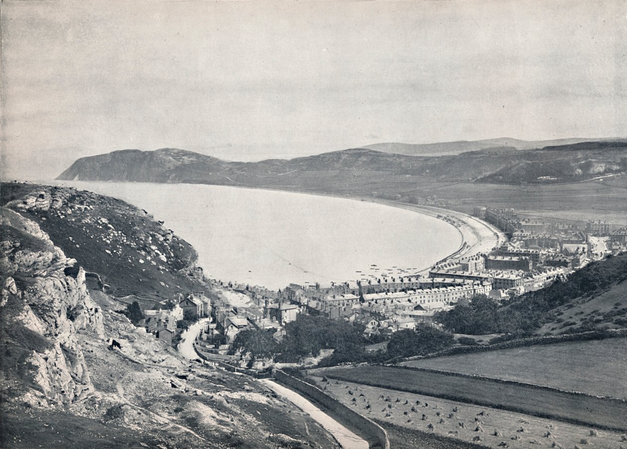 Llandudno - Ser ned fra fjellet, 1895 av Unbekannt