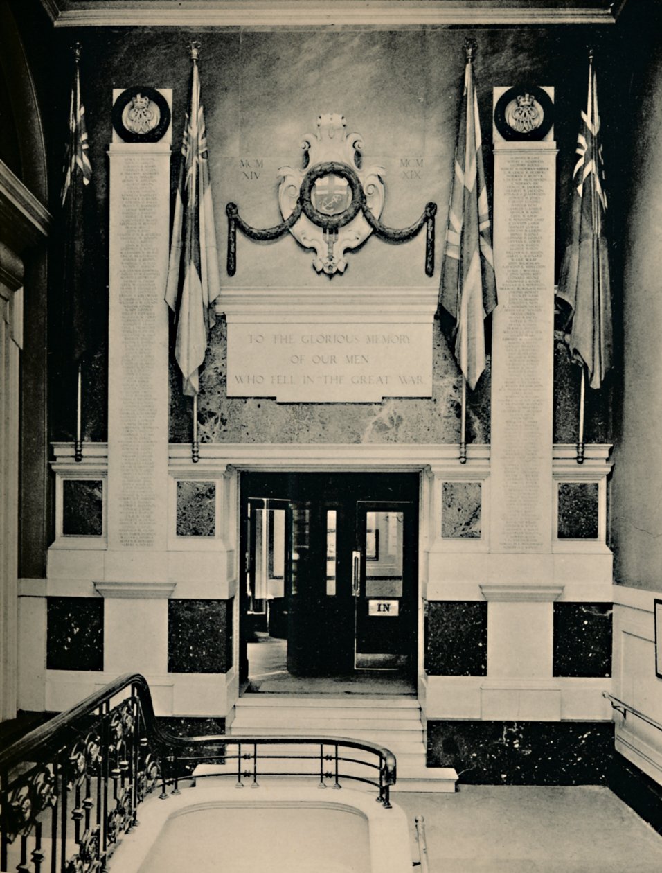 Lloyds War Memorial, 1928 av Unbekannt