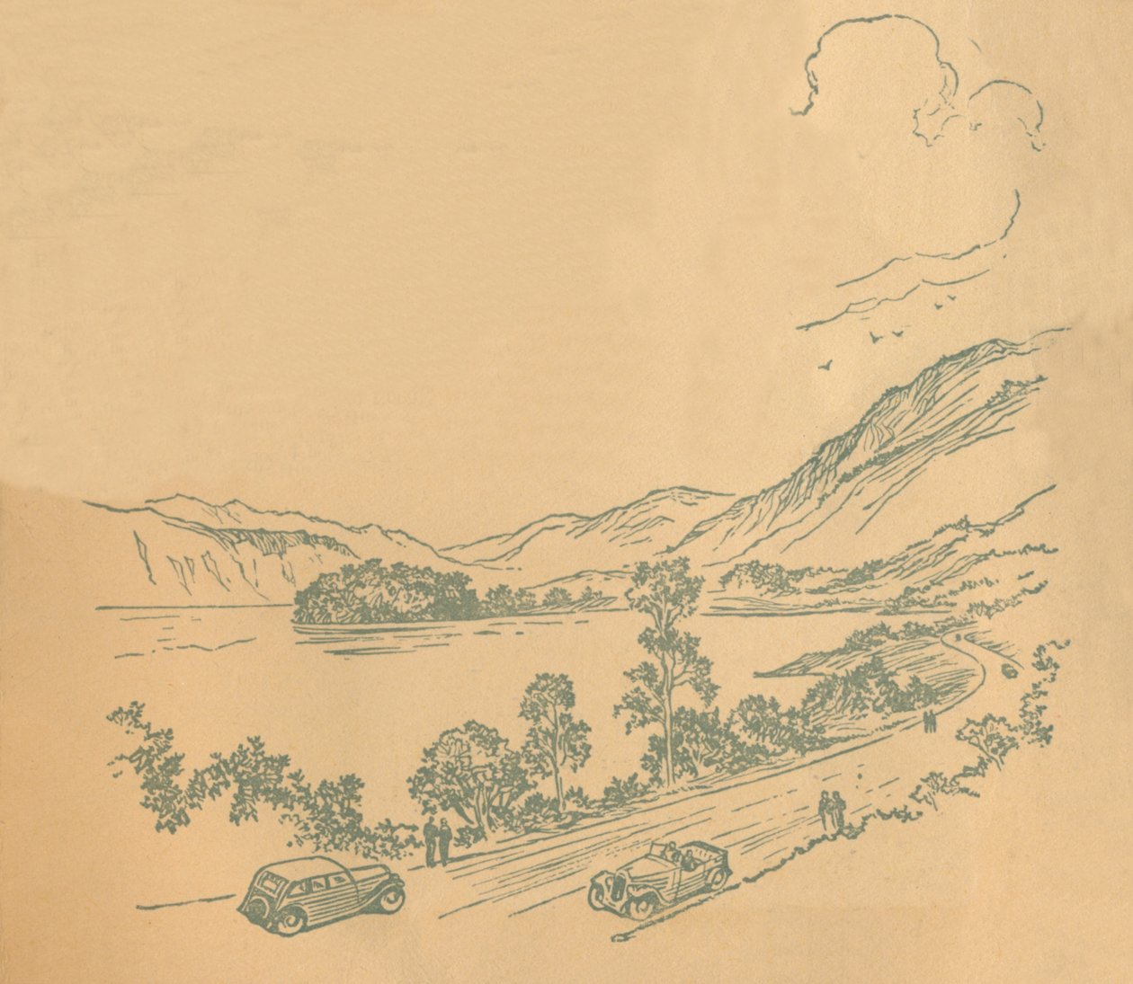Loch Lomond, c1936 av Unbekannt