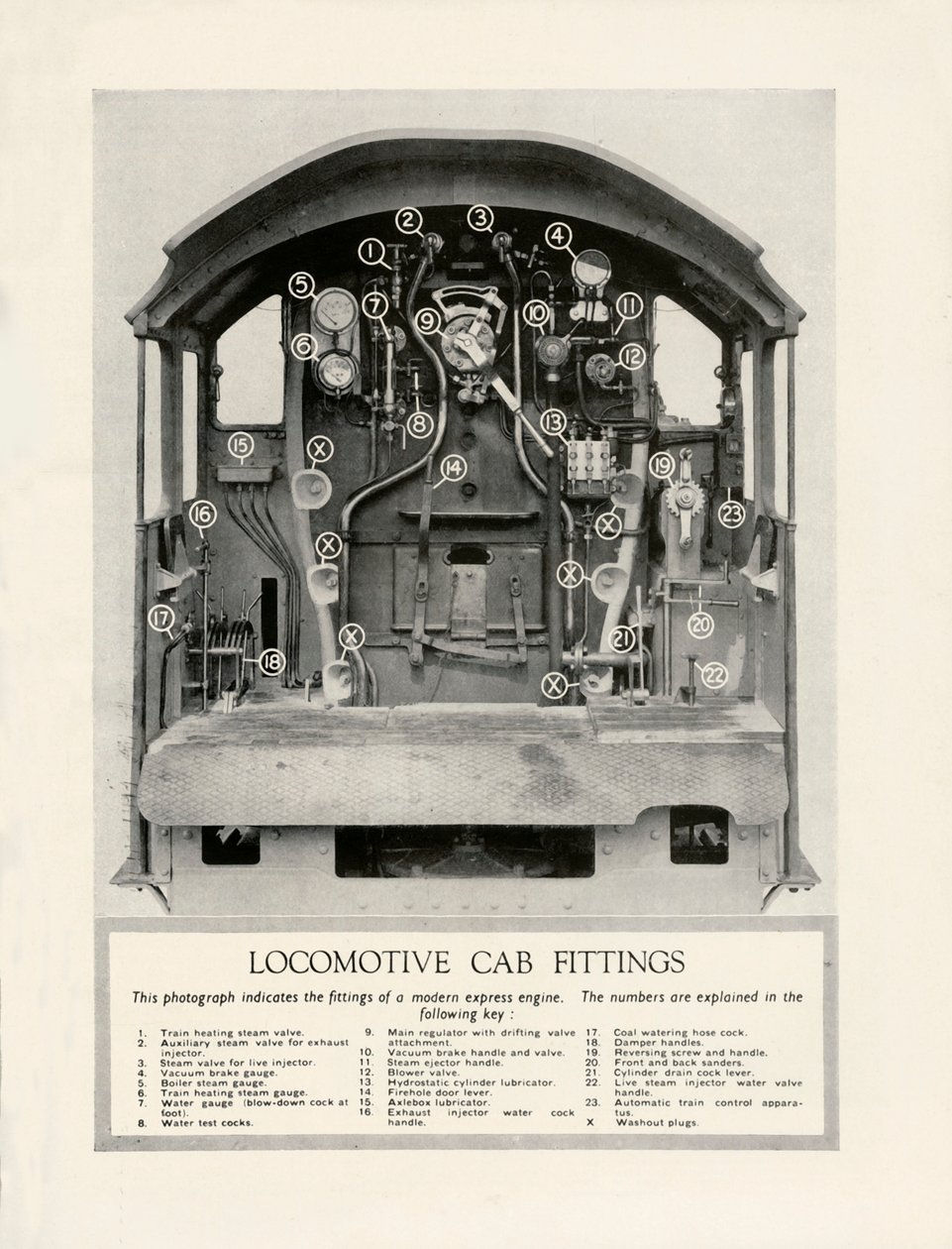 Lokomotivførerhusbeslag, 1935-36. av Unbekannt