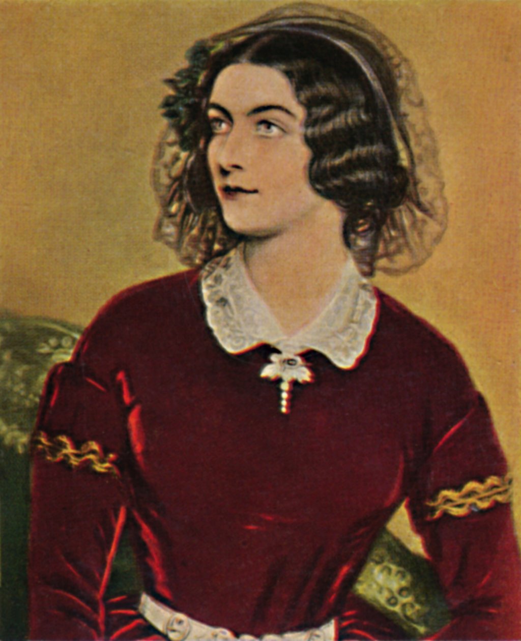 Lola Montez 1818-1861. - Maleri av Stieler, 1934. av Unbekannt