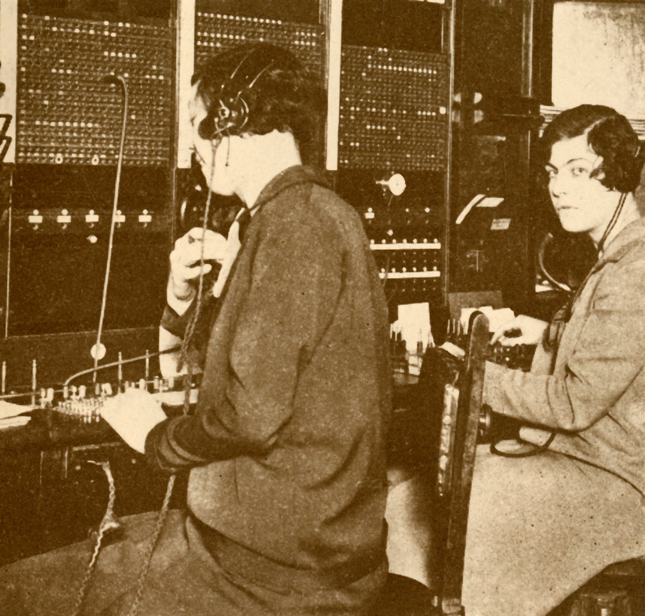 London-New York telefontjeneste, c1930. av Unbekannt